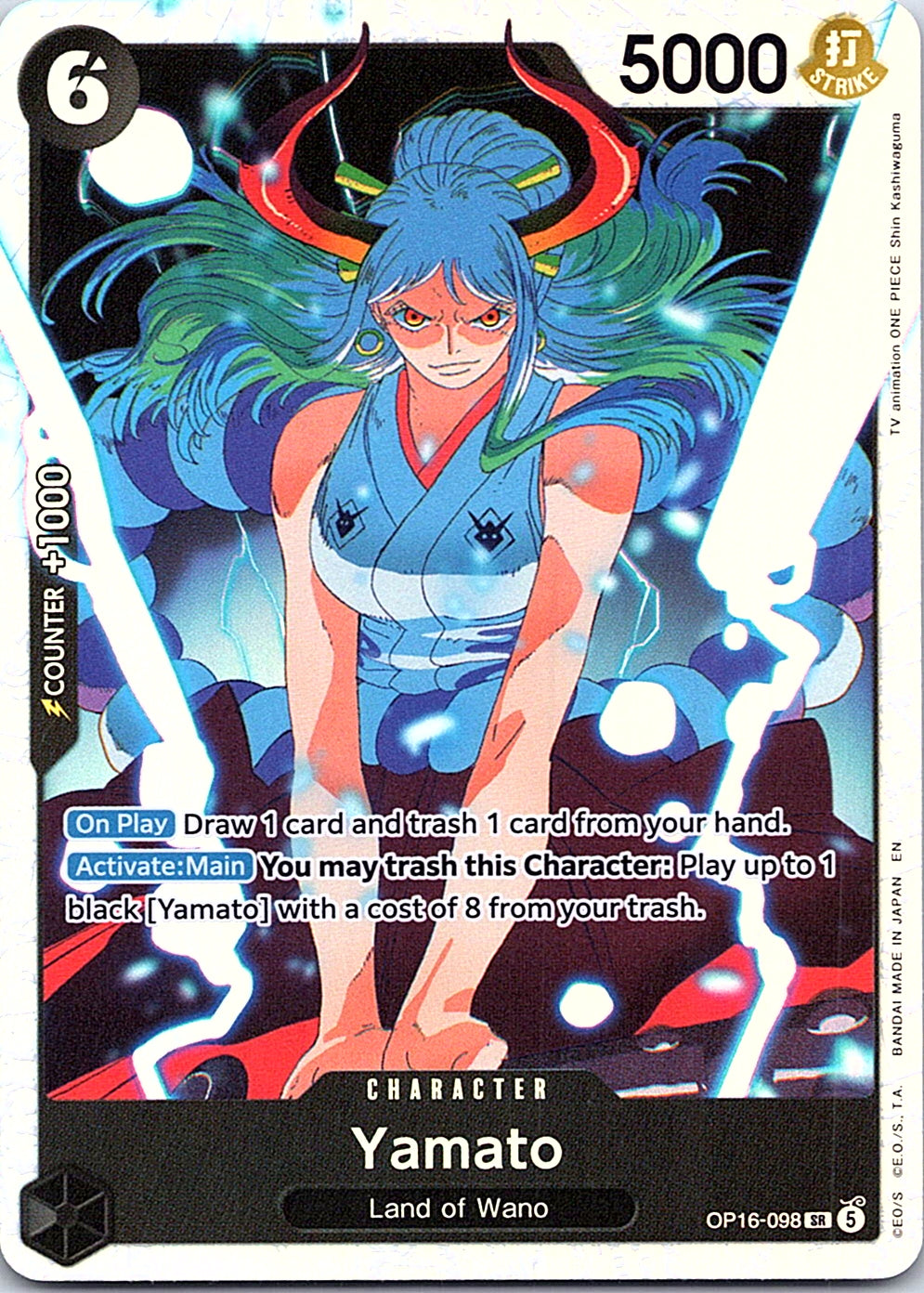 Yamato (098) Foil SR The Time of Battle OP16-098 NM