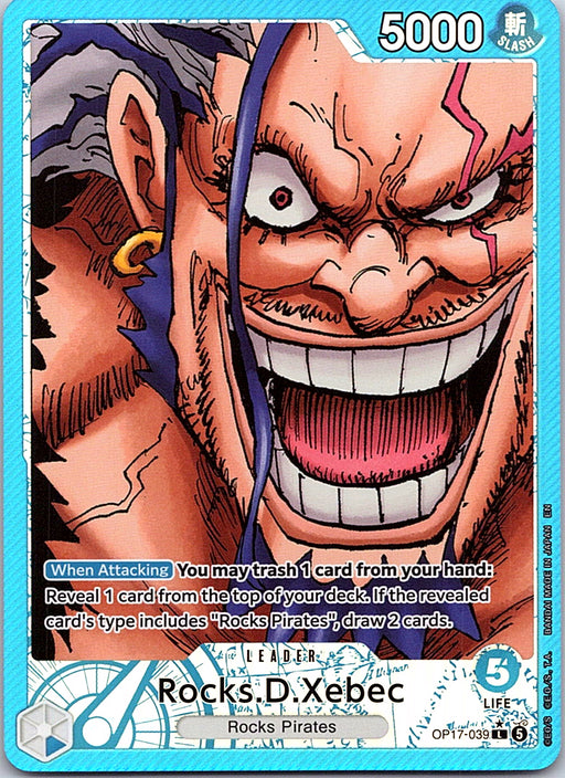 Rocks.D.Xebec (039) (Alternate Art) Foil L The World's Strongest Warriors OP17-0