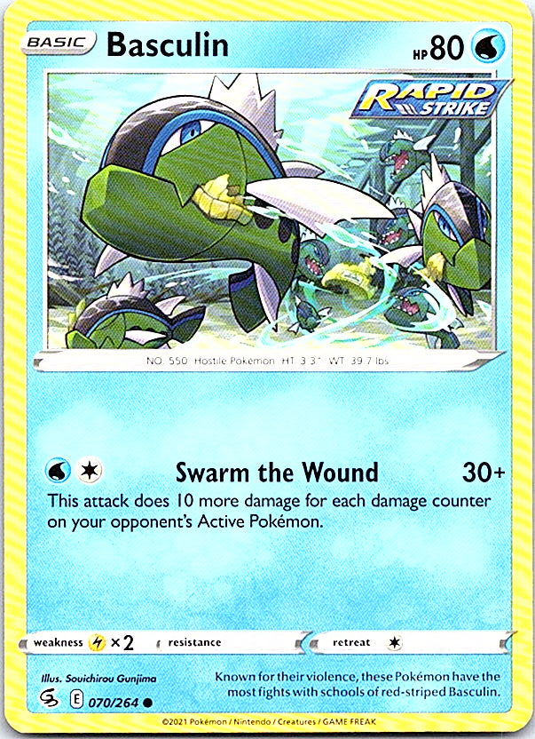 Basculin Common SWSH08: Fusion Strike 070/264 NM