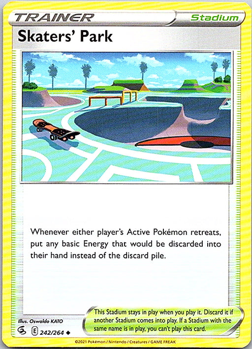 Skaters' Park Uncommon SWSH08: Fusion Strike 242/264 NM