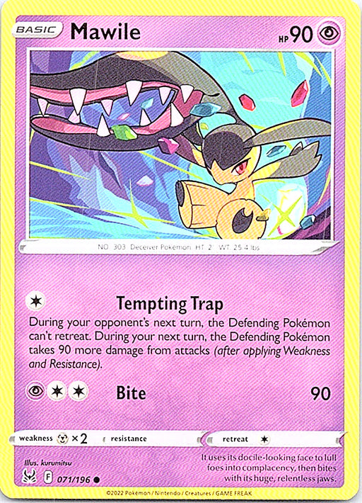 Mawile Common SWSH11: Lost Origin 071/196 NM