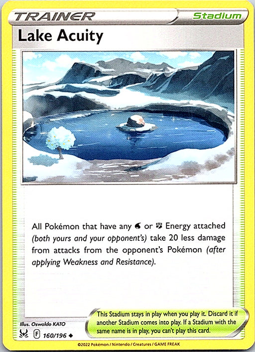 Lake Acuity Uncommon SWSH11: Lost Origin 160/196 NM