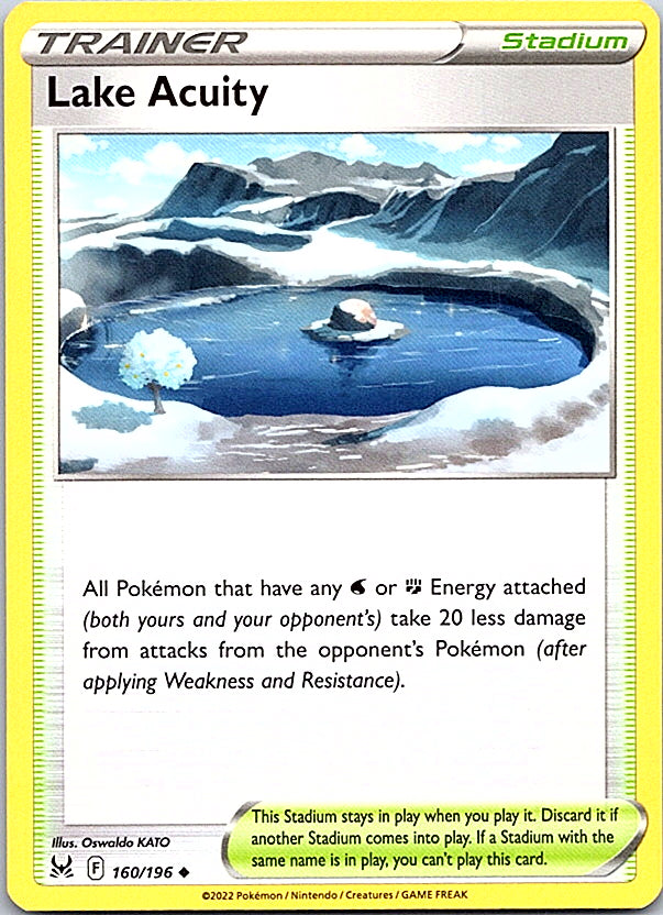 Lake Acuity Uncommon SWSH11: Lost Origin 160/196 NM