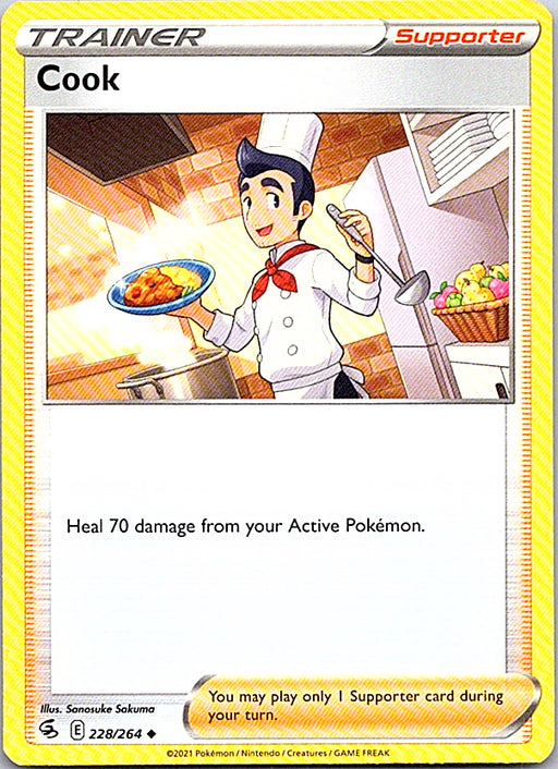 Cook Uncommon SWSH08: Fusion Strike 228/264 NM