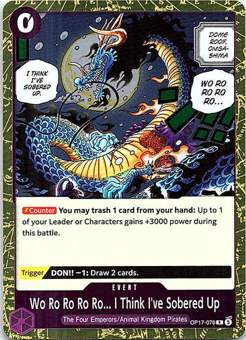 Wo Ro Ro Ro Ro... I Think I've Sobered Up Foil R The World's Strongest Warriors