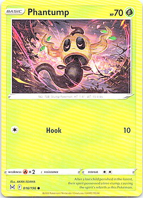 Phantump Common Trick or Trade BOOster 2023 016/196 NM