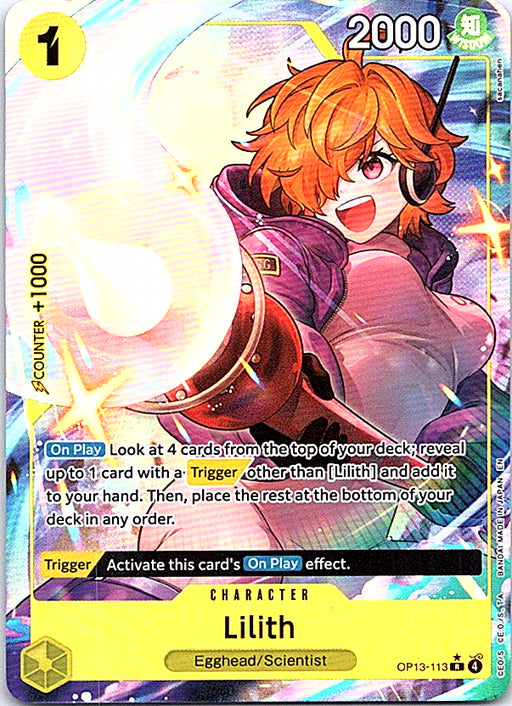 Lilith (Alternate Art) Foil R Carrying On His Will OP13-113 NM