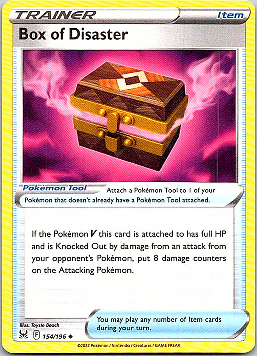 Box of Disaster Uncommon SWSH11: Lost Origin 154/196 NM