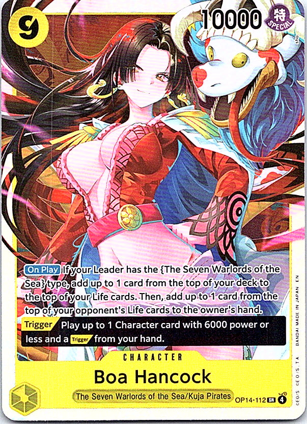 Boa Hancock Foil SR The Azure Sea's Seven OP14-112 NM