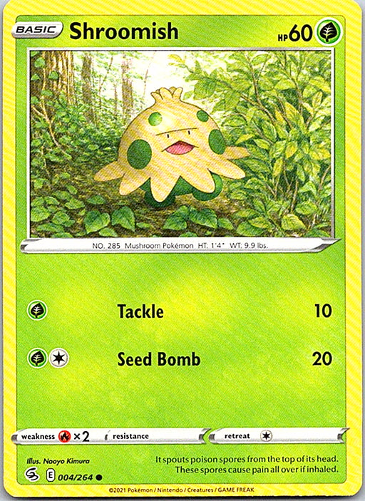 Shroomish Common SWSH08: Fusion Strike 004/264 NM