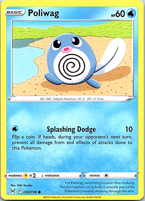 Poliwag Common SWSH11: Lost Origin 030/196 NM
