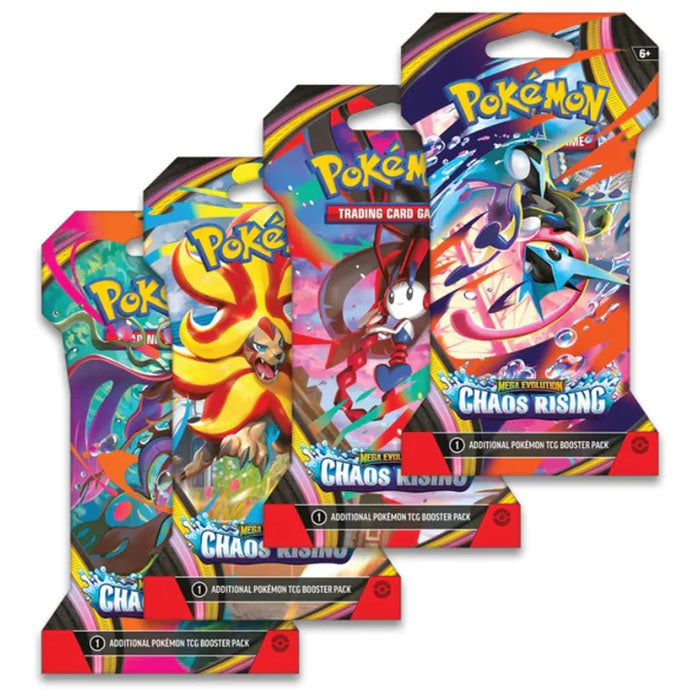 Official Pokémon TCG: Chaos Rising Sleeved Booster Pack