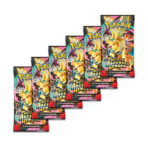 Official Pokémon TCG: Ascended Heroes Booster Bundle