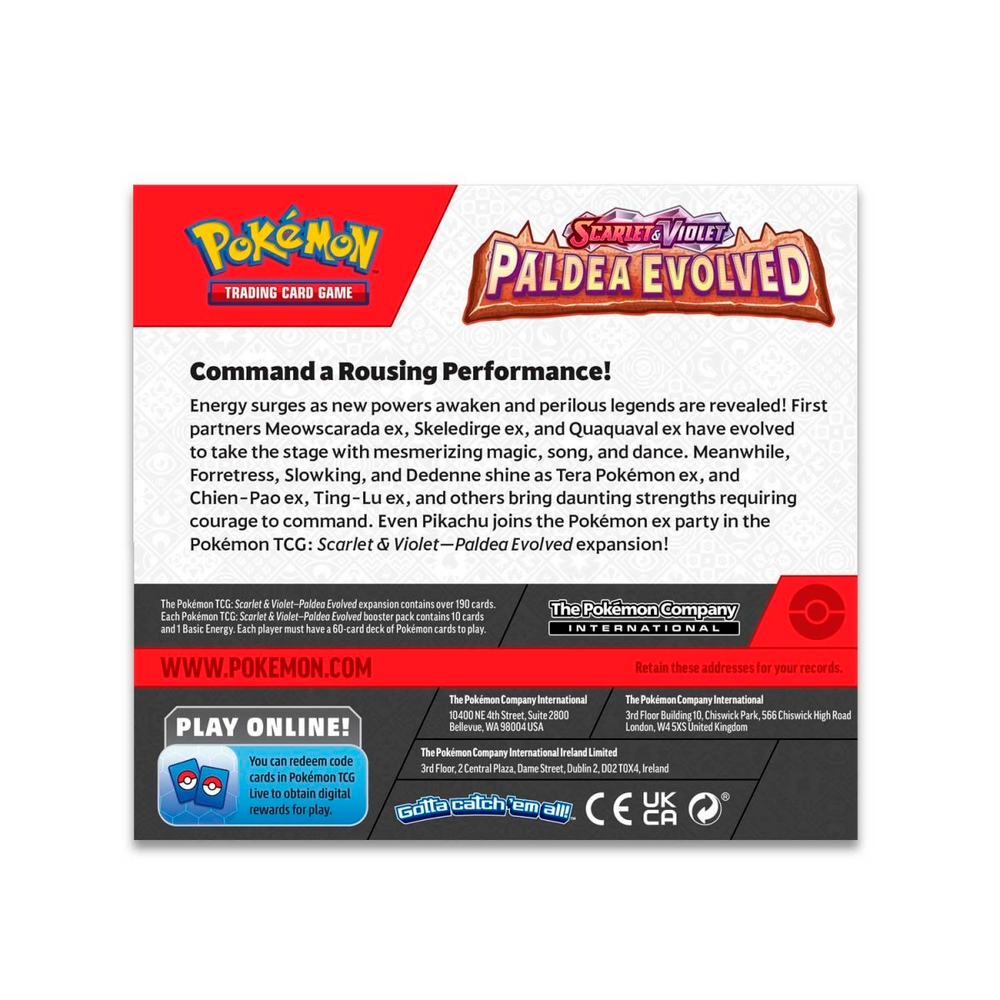 Official Pokémon TCG: Paldea Evolved Booster Box