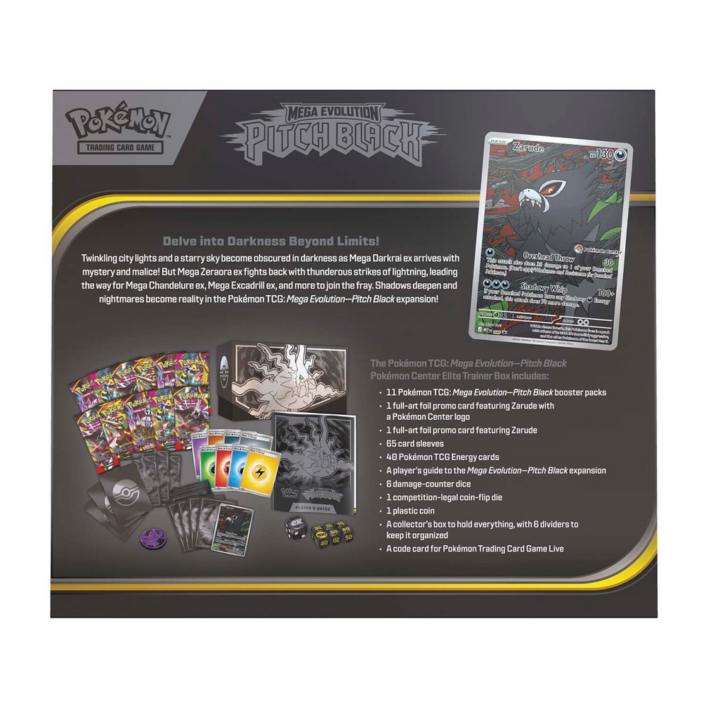 Official Pokémon TCG: Pitch Black Pokémon Center Elite Trainer Box