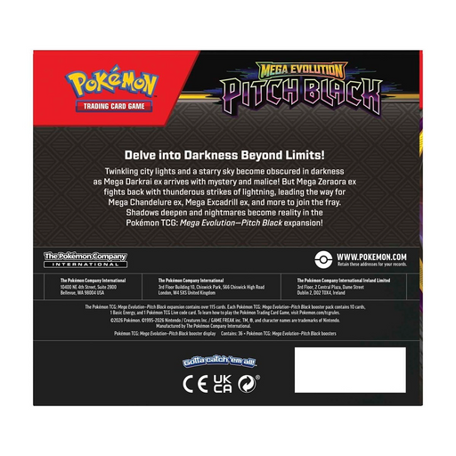 Official Pokémon TCG: Pitch Black Booster Box