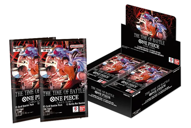 Official Bandai One Piece Card Game: OP-16 The Time of Battle Booster Box