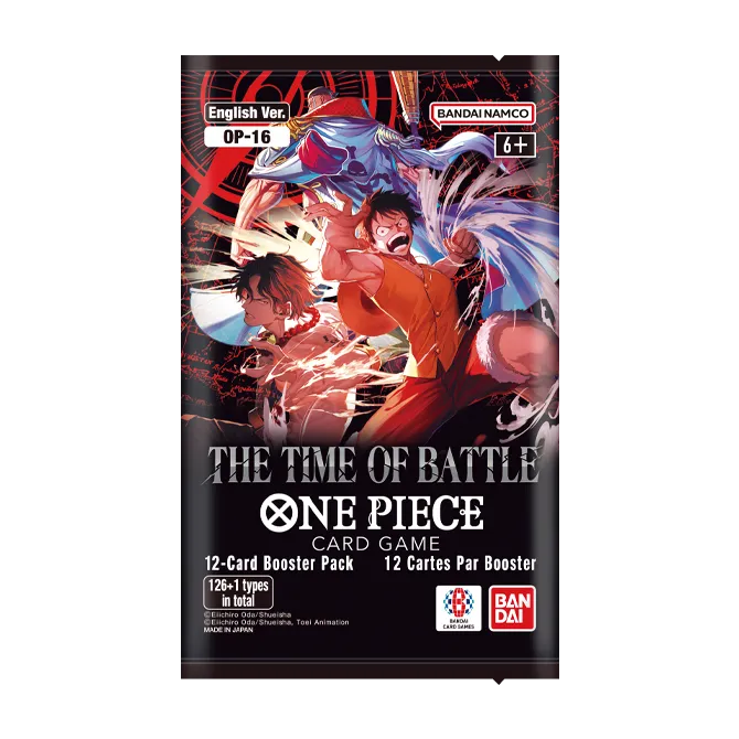 Official Bandai One Piece Card Game: OP-16 The Time of Battle Booster Box