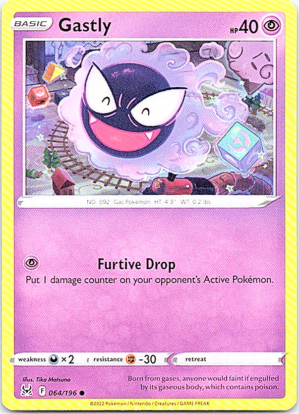 Gastly Common SWSH11: Lost Origin 064/196 NM