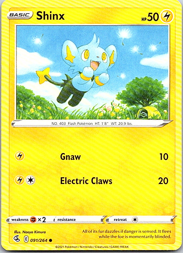 Shinx Common SWSH08: Fusion Strike 091/264 NM