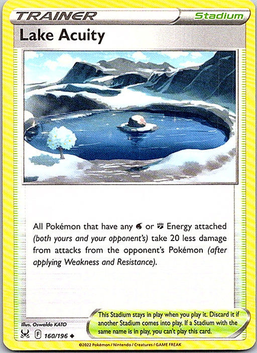 Lake Acuity Uncommon SWSH11: Lost Origin 160/196 NM