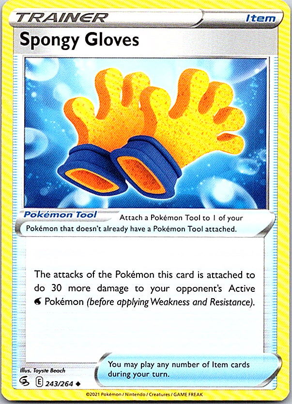 Spongy Gloves Uncommon SWSH08: Fusion Strike 243/264 NM