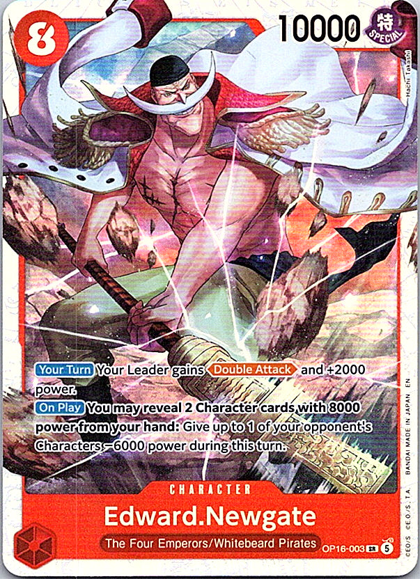 Edward.Newgate Foil SR The Time of Battle OP16-003 NM