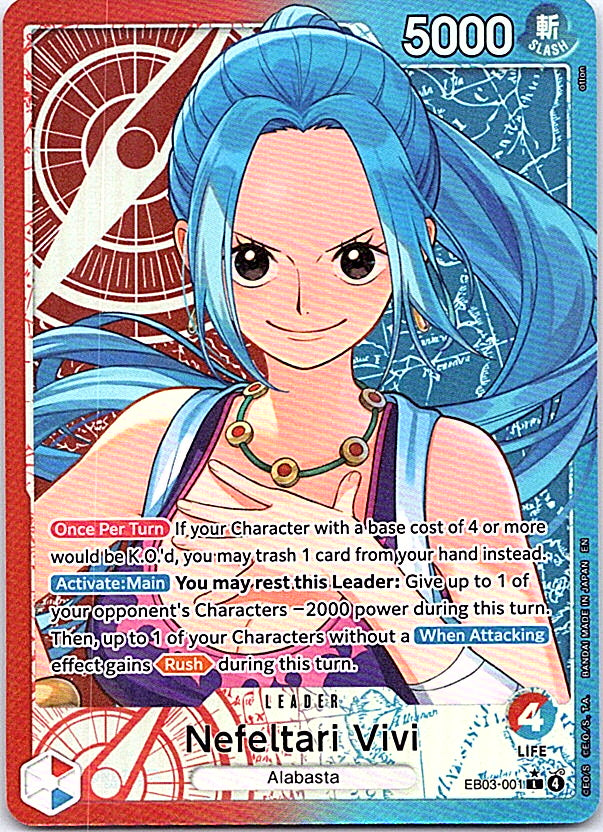 Nefeltari Vivi (001) (Alternate Art) Foil L Extra Booster: One Piece Heroines Edition EB03-001 NM