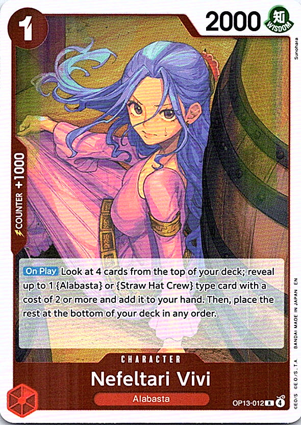 Nefeltari Vivi Foil R Carrying On His Will OP13-012 NM
