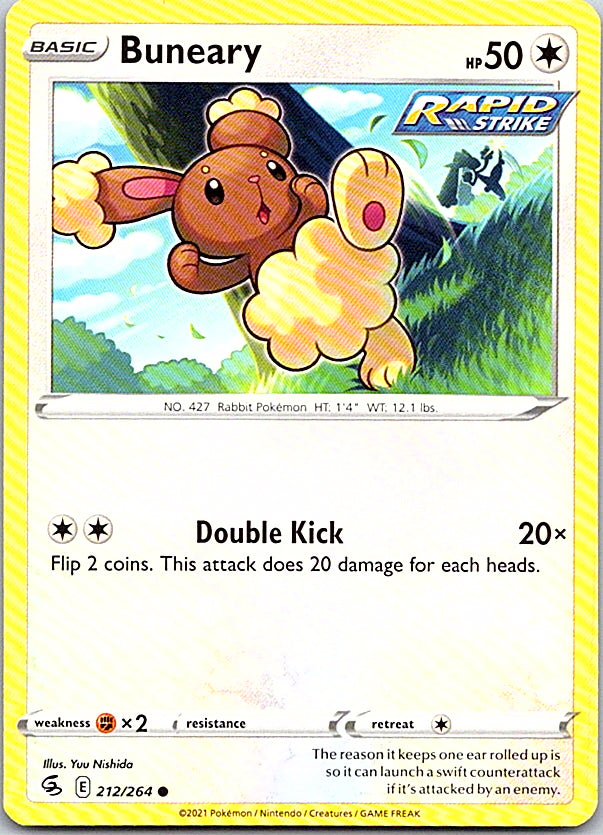 Buneary Common SWSH08: Fusion Strike 212/264 NM