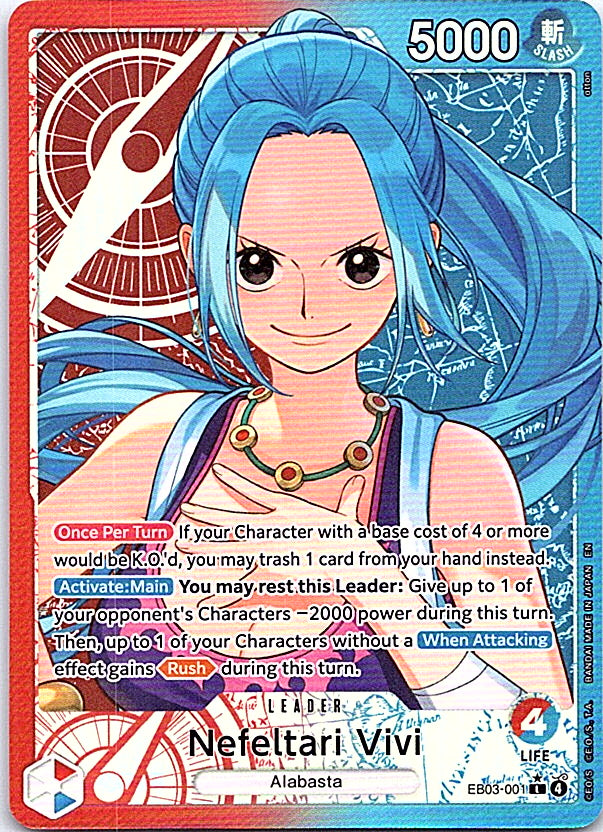 Nefeltari Vivi (001) (Alternate Art) Foil L Extra Booster: One Piece Heroines Ed