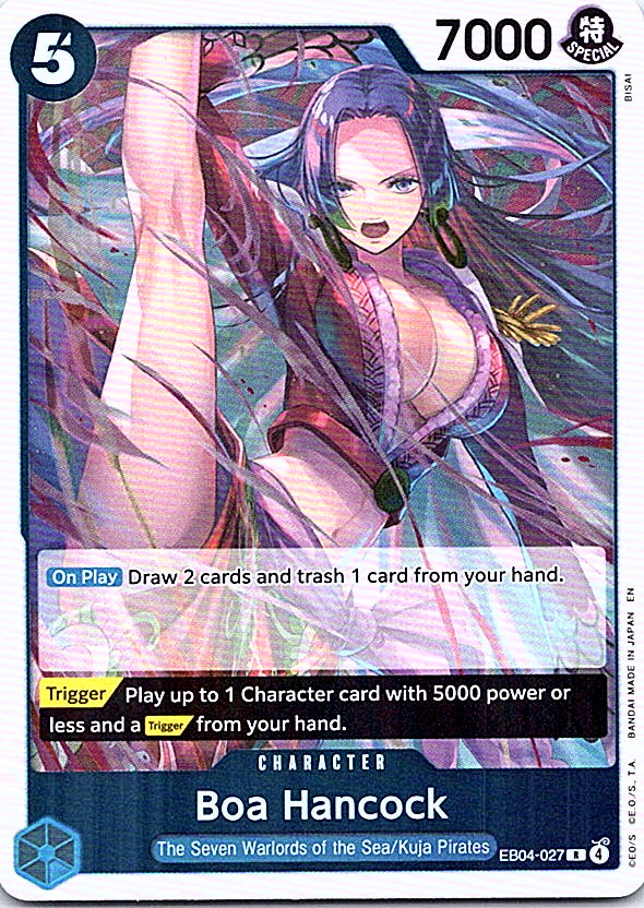 Boa Hancock Foil R The Azure Sea's Seven EB04-027 NM