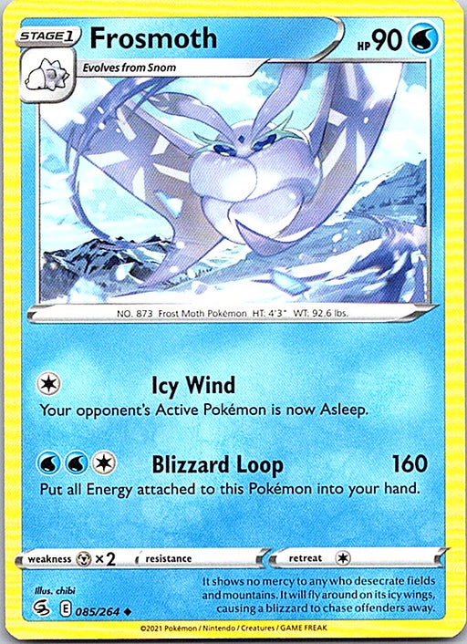 Frosmoth Uncommon SWSH08: Fusion Strike 085/264 NM