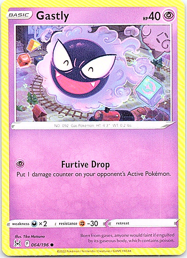 Gastly Common Trick or Trade BOOster 2023 064/196 NM