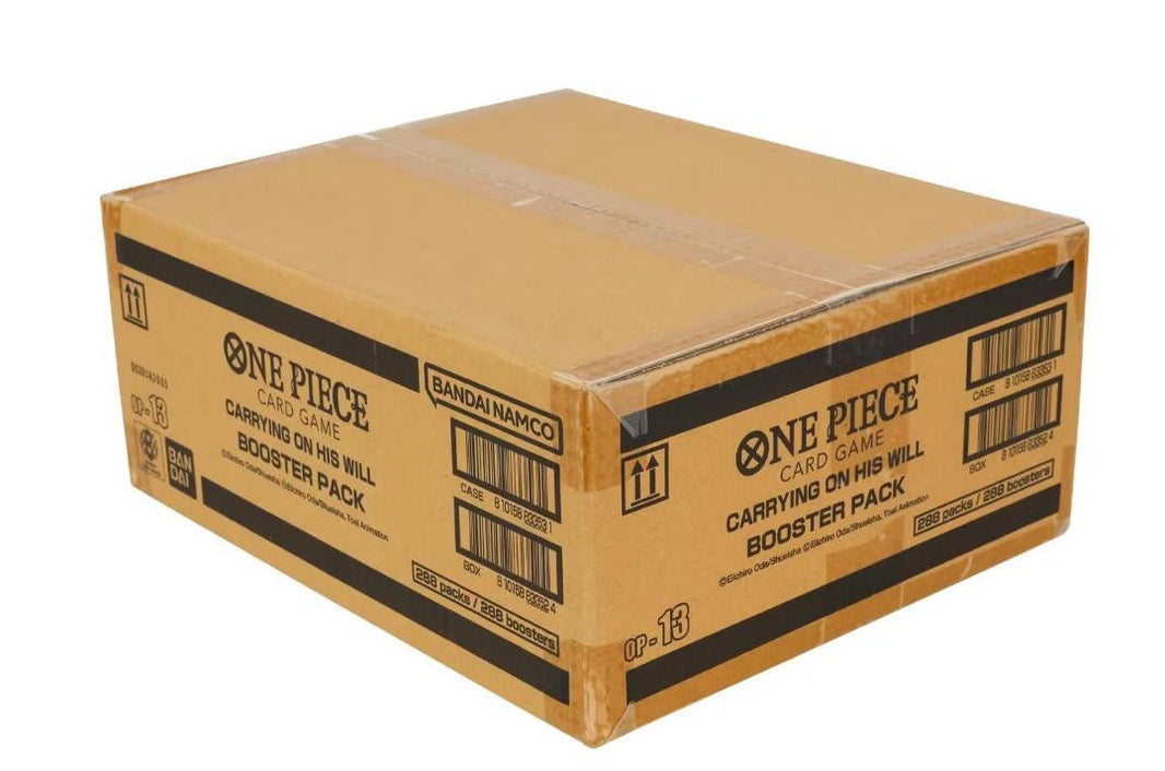 One Piece Card Game OP-13 Carrying on His Will English factory-sealed booster case