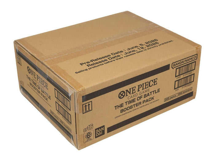 One Piece Card Game OP-16 The Time of Battle English factory-sealed 12 booster box case