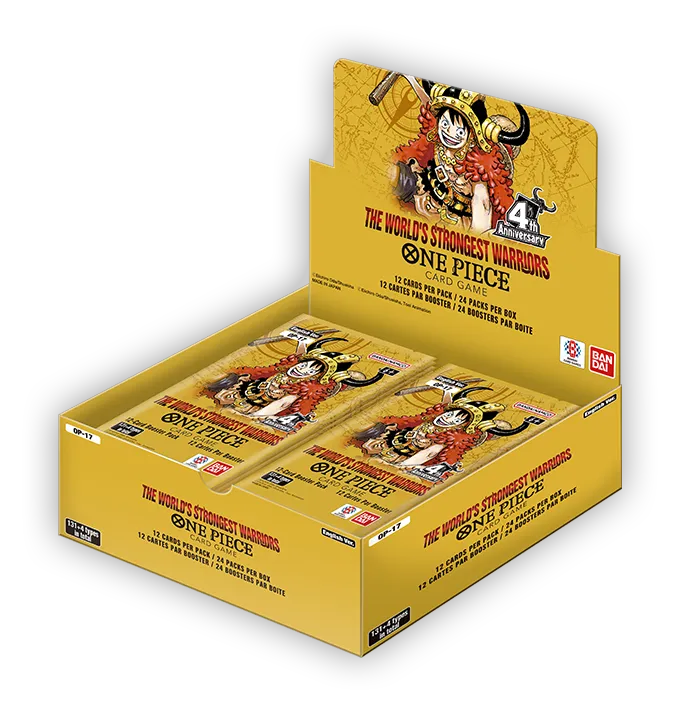 Official Bandai One Piece Card Game OP-17 The World's Strongest Warriors English booster box