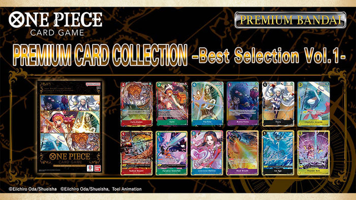 One Piece Premium Card Collection Best Selection Vol. 1 – English card artwork and included booklet