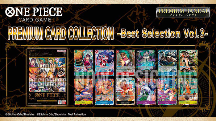 One Piece Premium Card Collection Best Selection Vol. 3 – English card artwork and included booklet