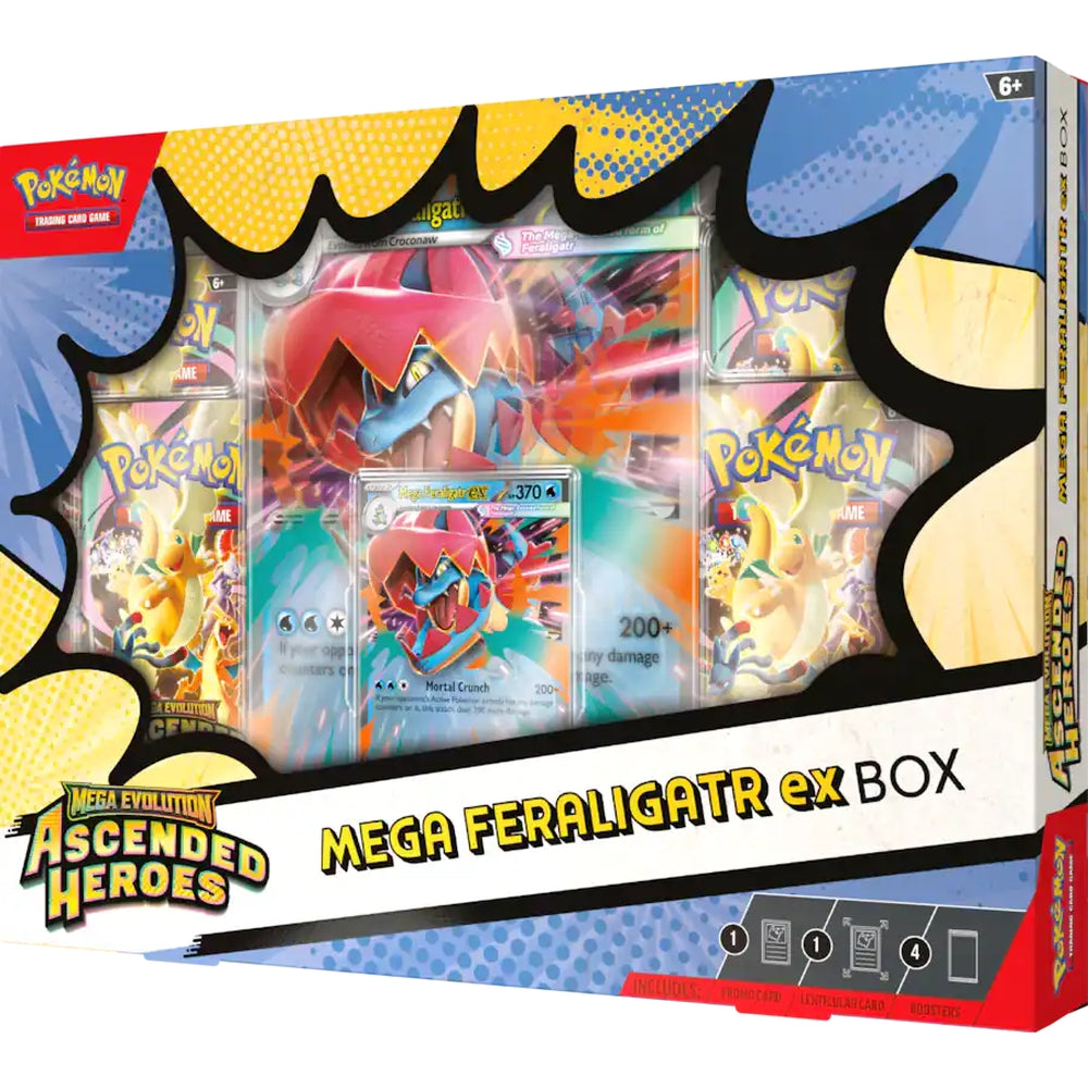 Pokémon TCG Ascended Heroes Mega Feraligatr ex Box